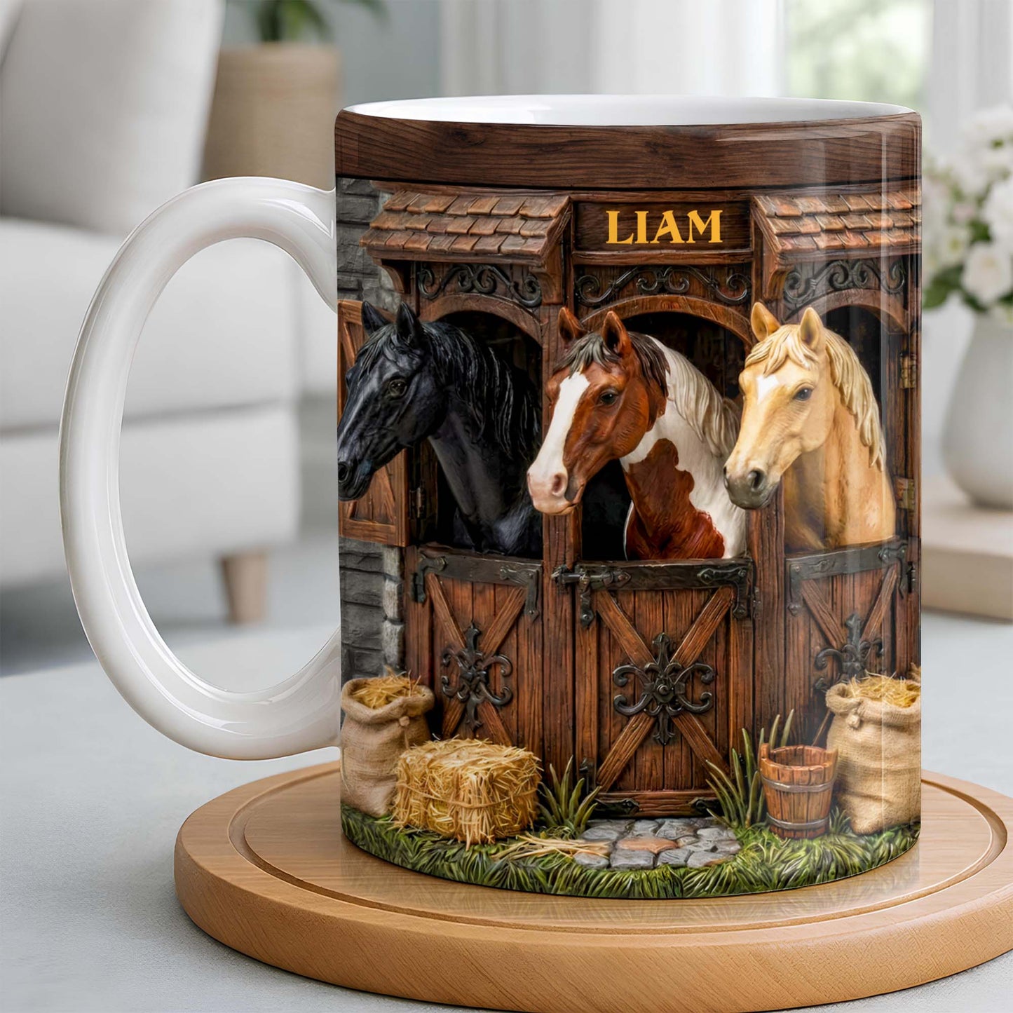 Capturing The Serenity Of Horses At The Barn