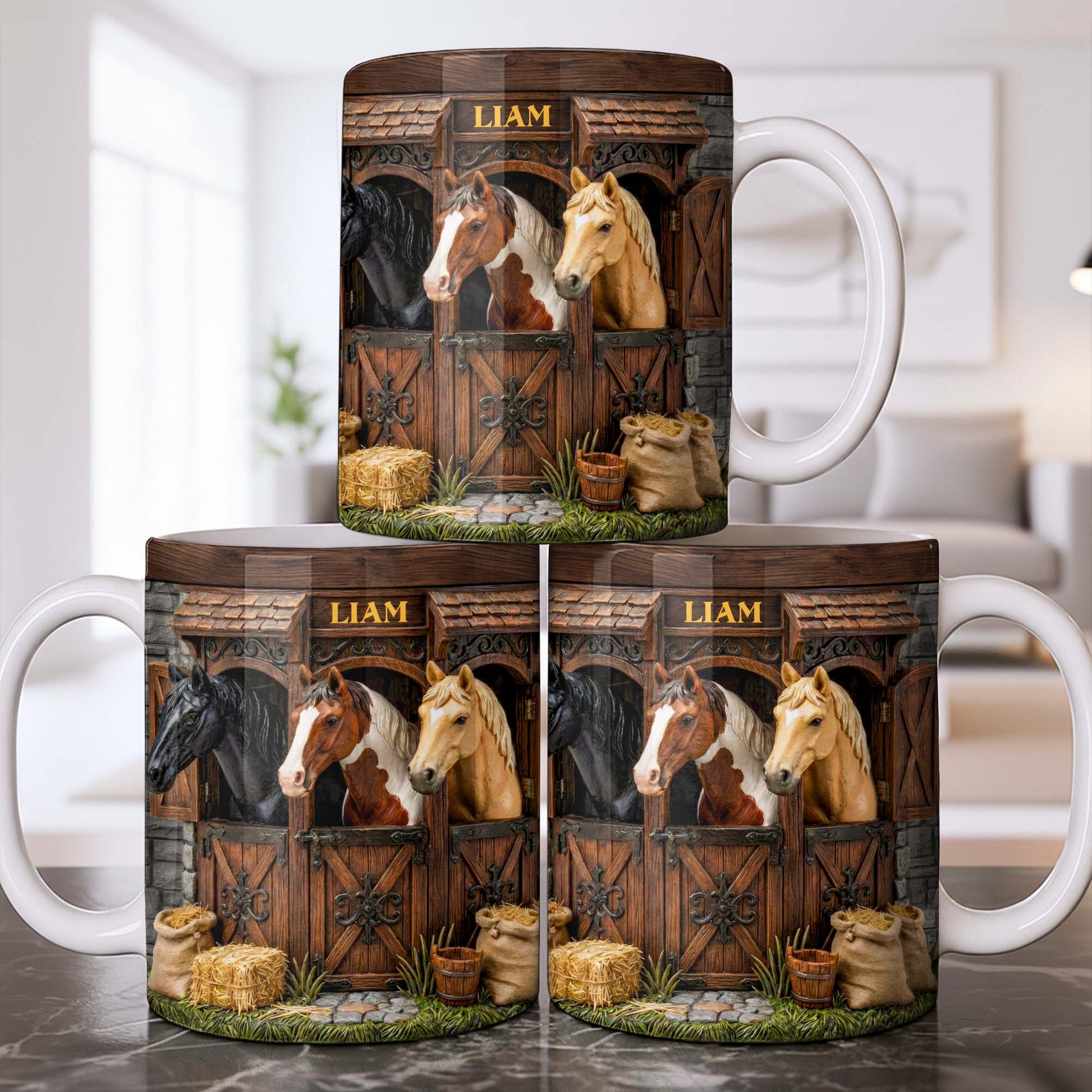 Capturing The Serenity Of Horses At The Barn