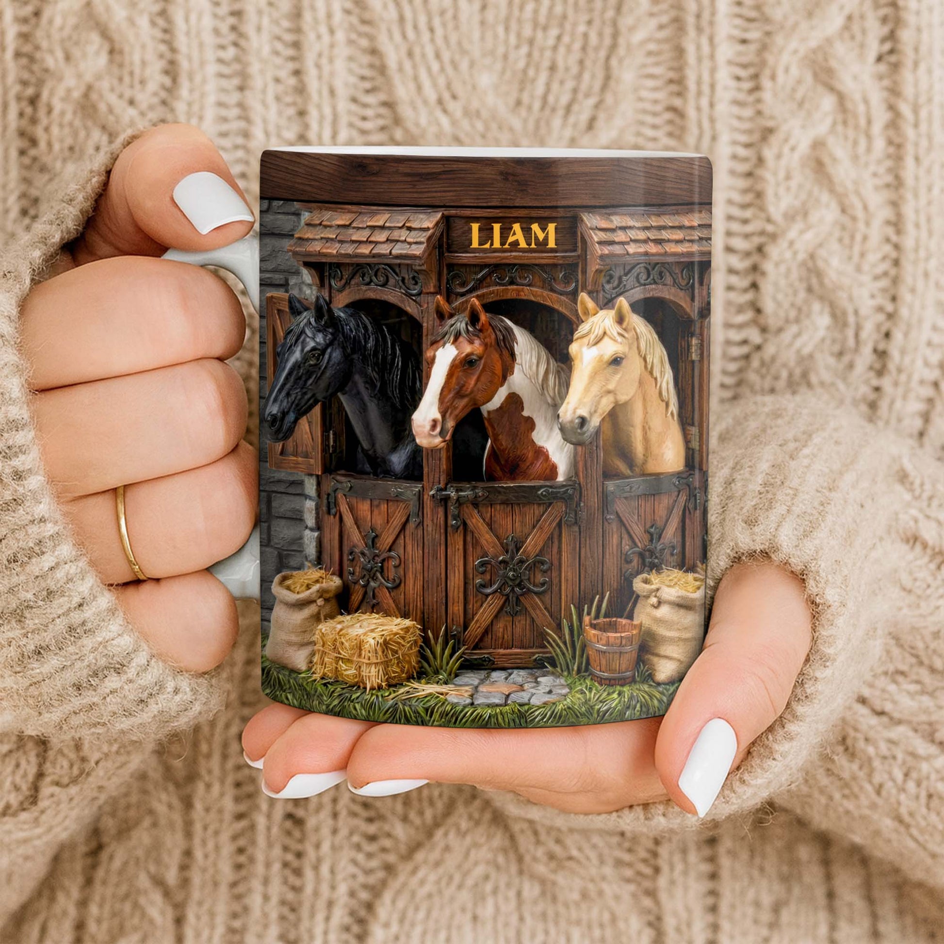 Capturing The Serenity Of Horses At The Barn