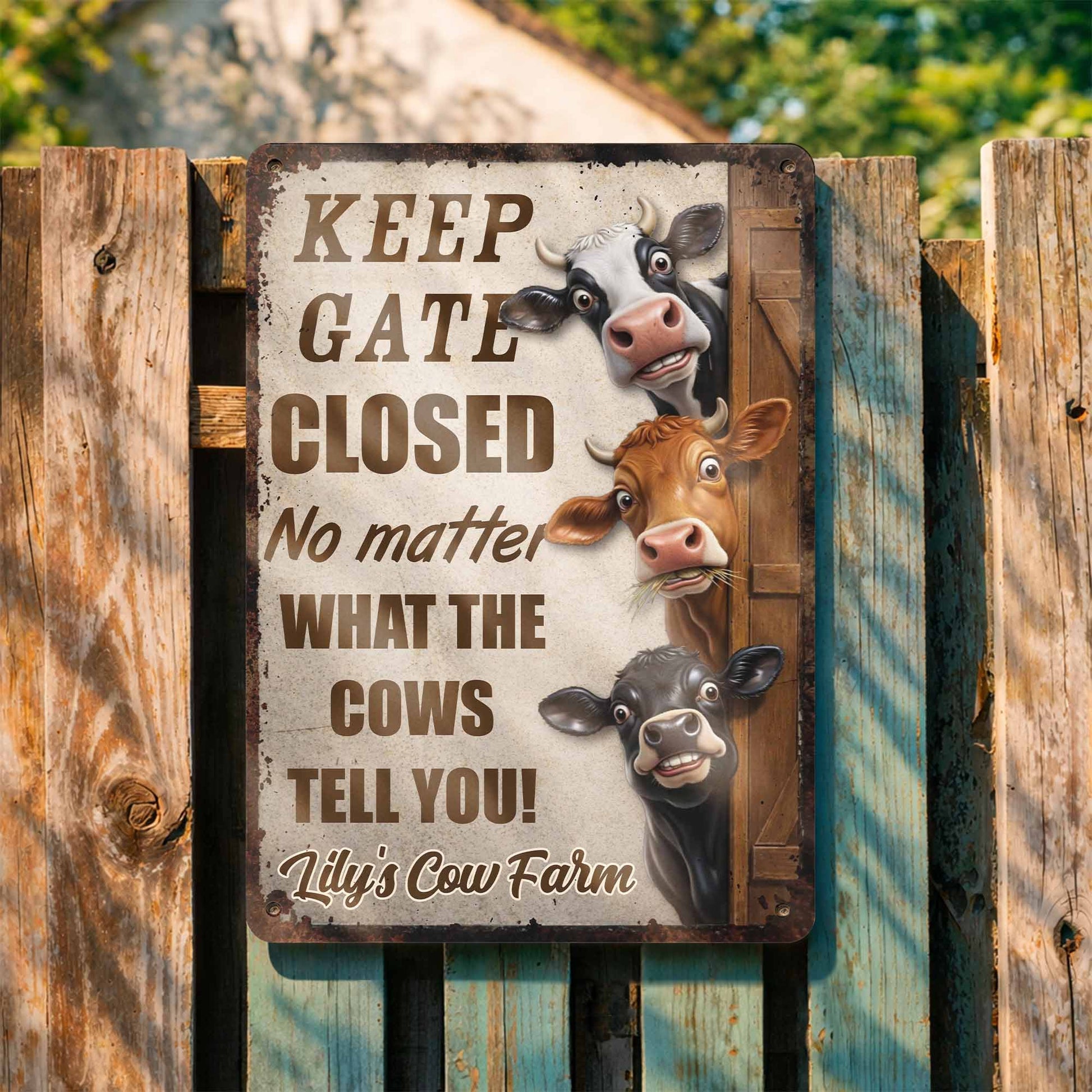 Keep Gate Closed No Matter What Cows Tell You