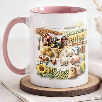 Serene Farm Life, Barns, Tractors And Sunflowers