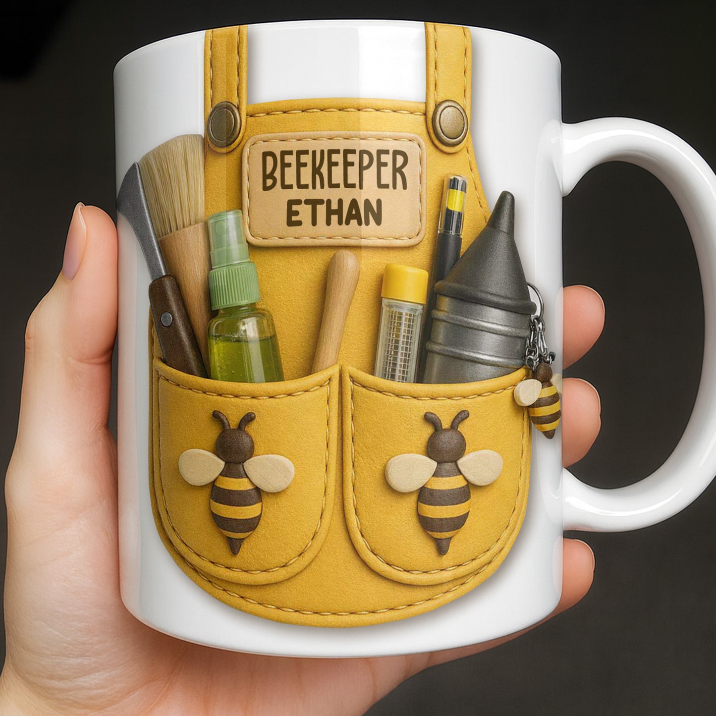 Beekeeper Customizable Bee And Nature Lovers Mug