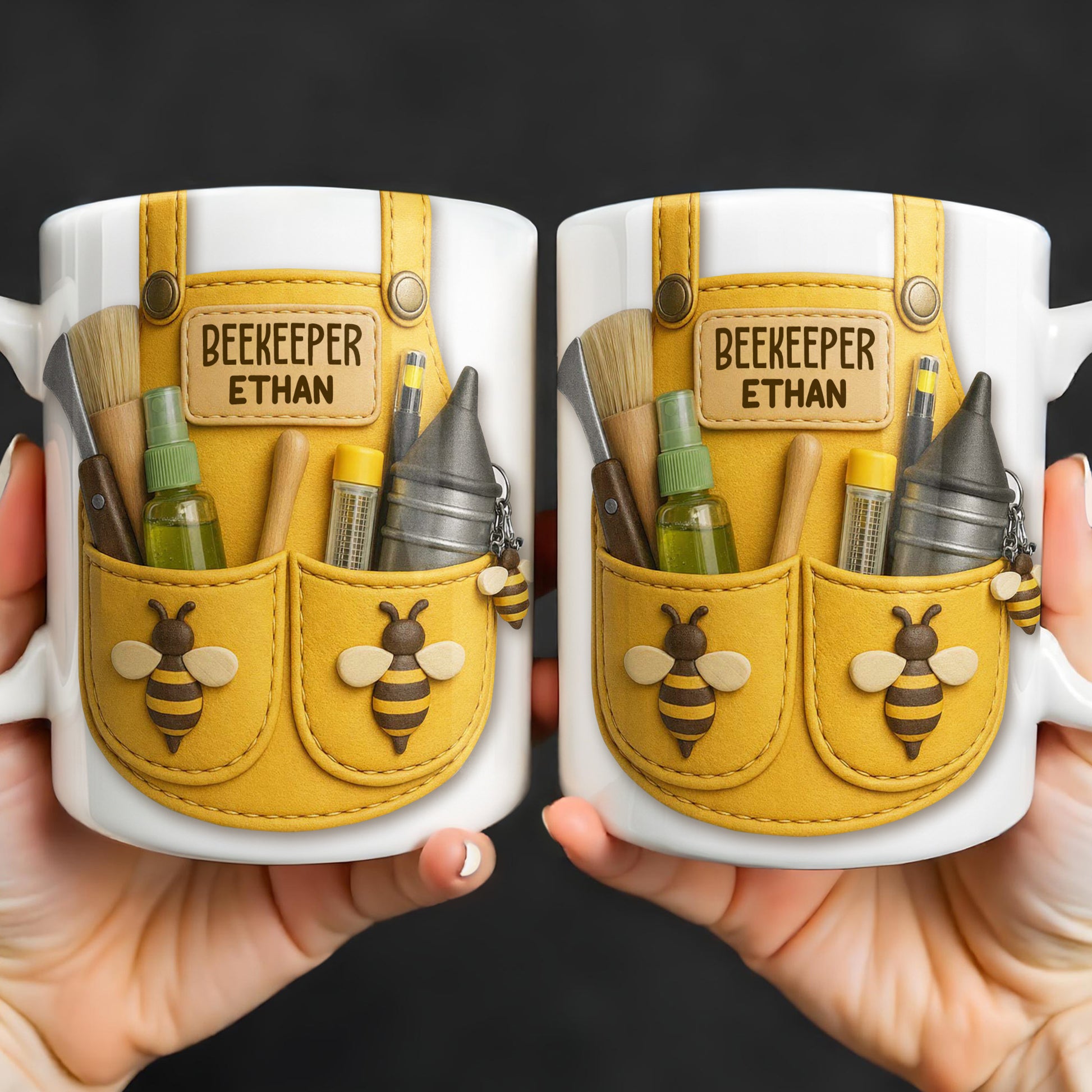 Beekeeper Customizable Bee And Nature Lovers Mug