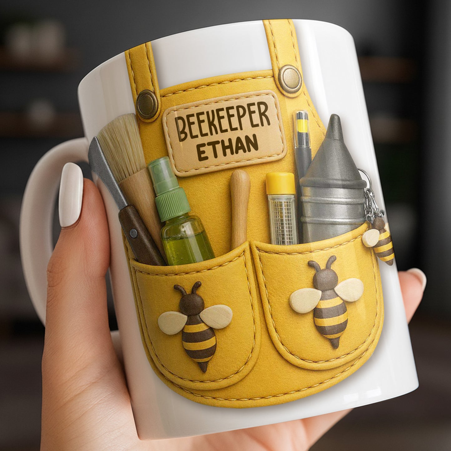 Beekeeper Customizable Bee And Nature Lovers Mug