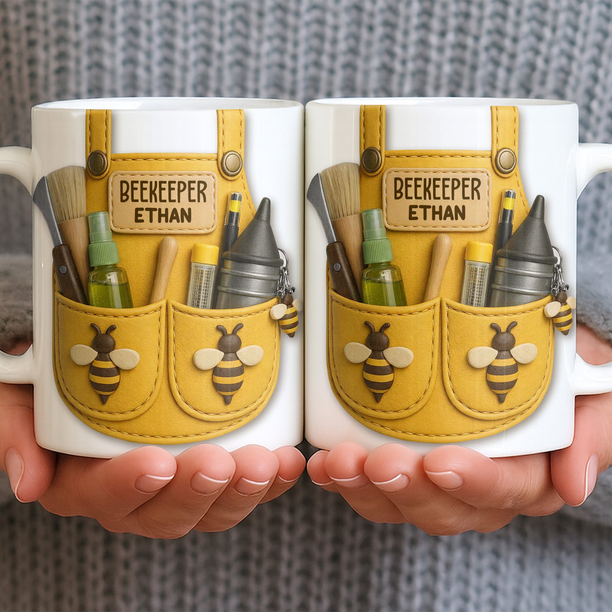 Beekeeper Customizable Bee And Nature Lovers Mug