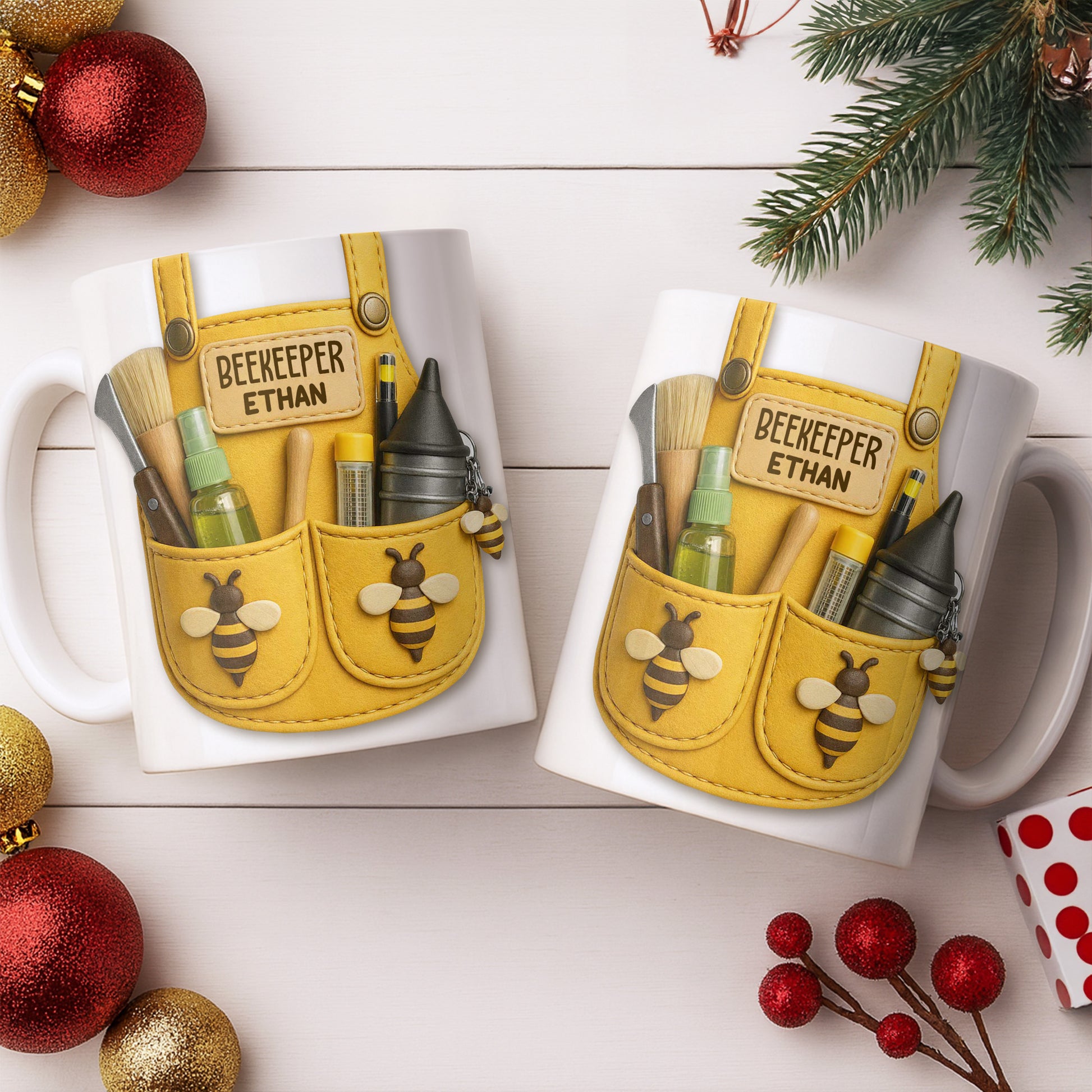 Beekeeper Customizable Bee And Nature Lovers Mug