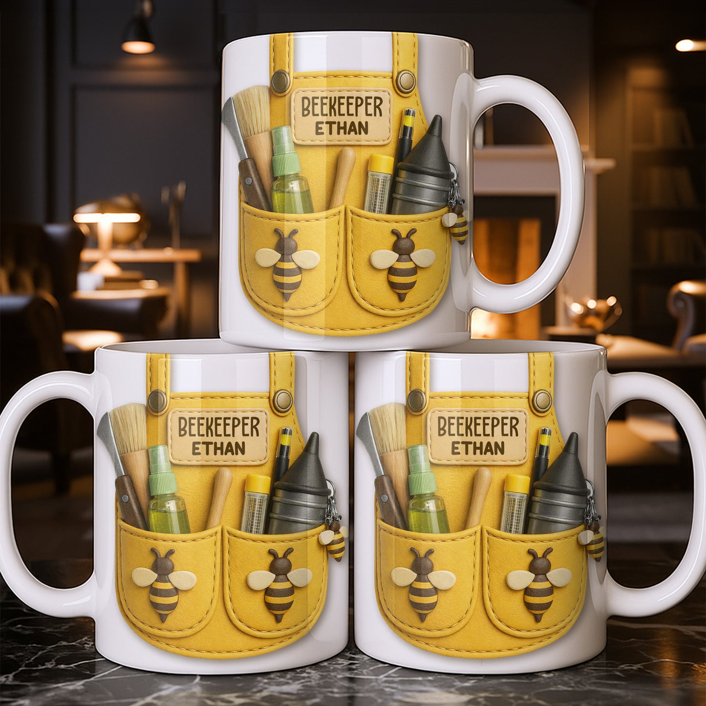 Beekeeper Customizable Bee And Nature Lovers Mug