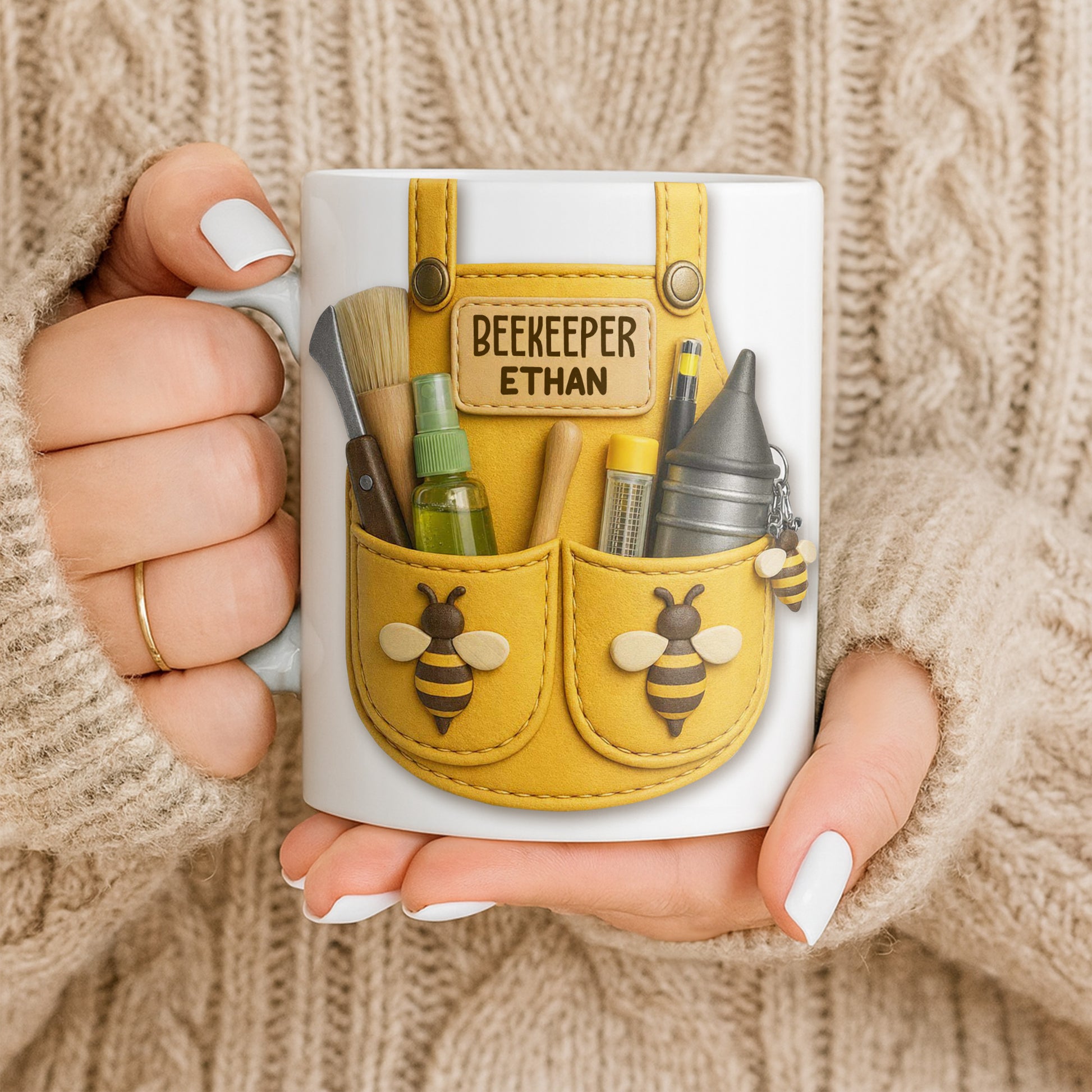 Beekeeper Customizable Bee And Nature Lovers Mug