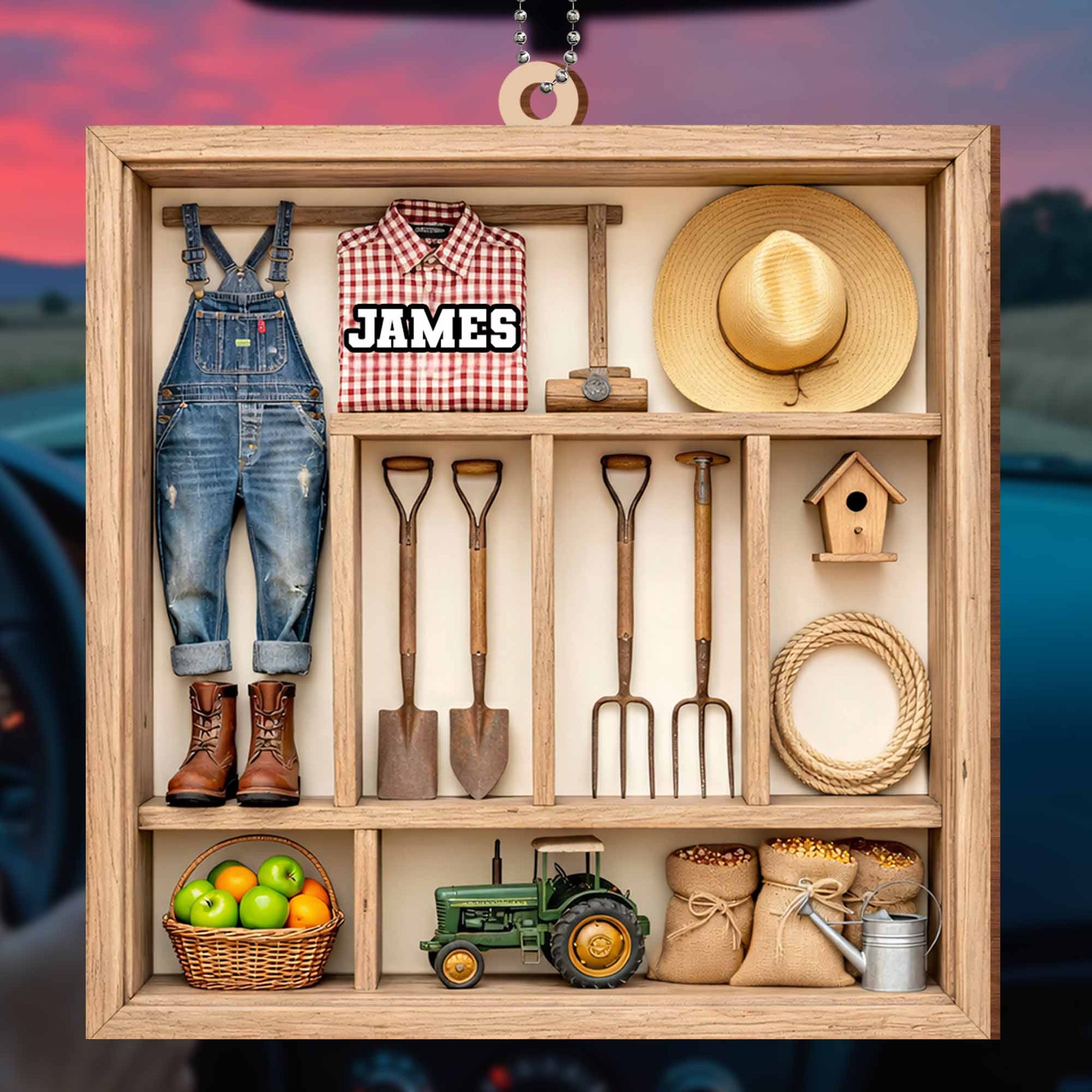 Celebrate Farm Life With Tractor And Gardening Tools