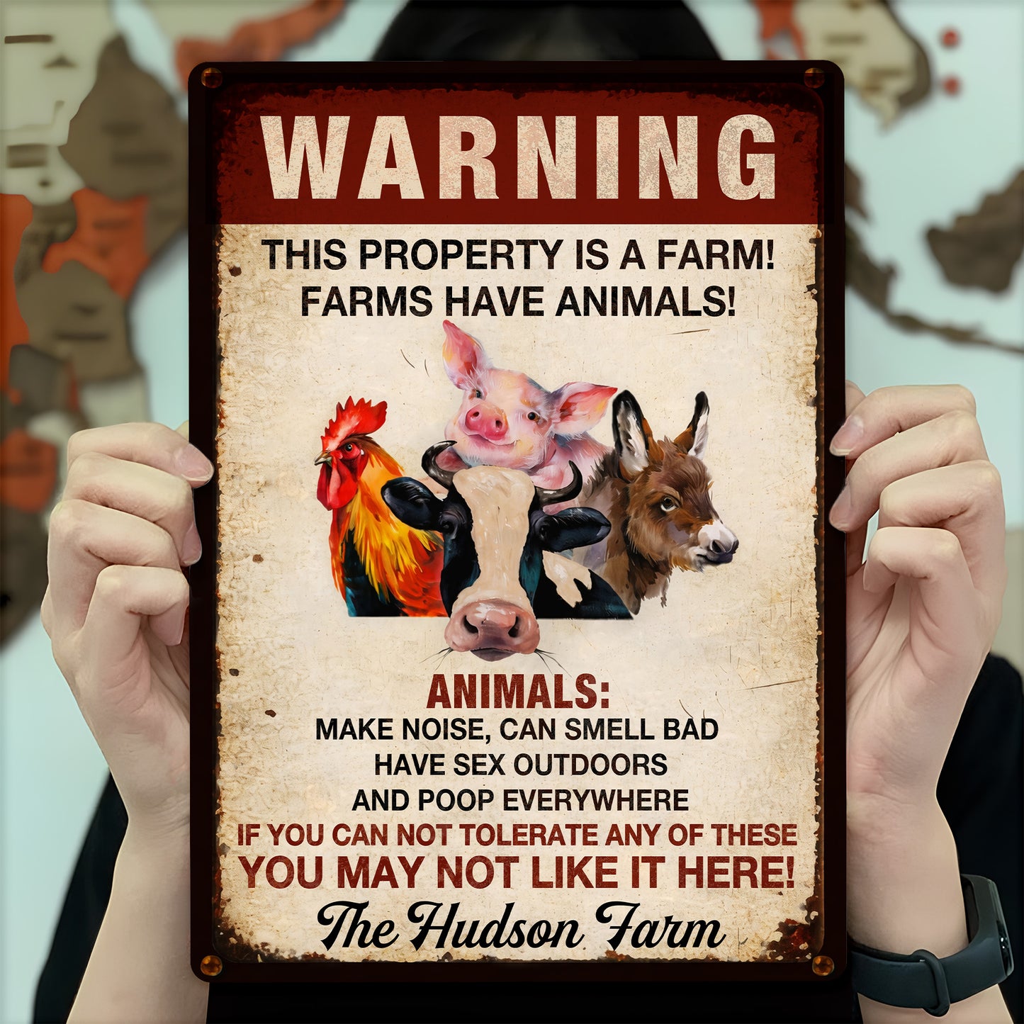 Warning This Property Is A Farm With Farm Animals