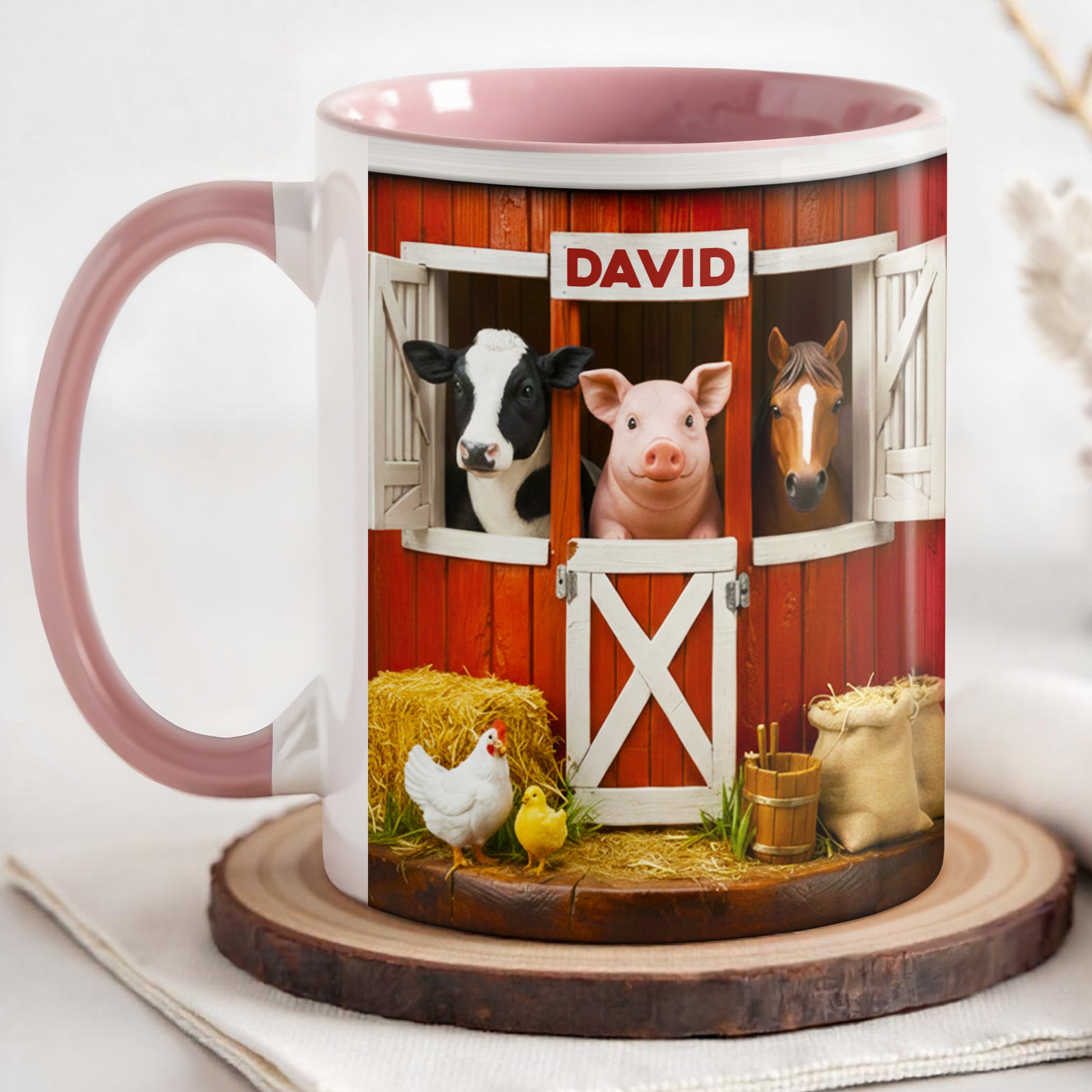 Personalized Barnyard Animal Mug