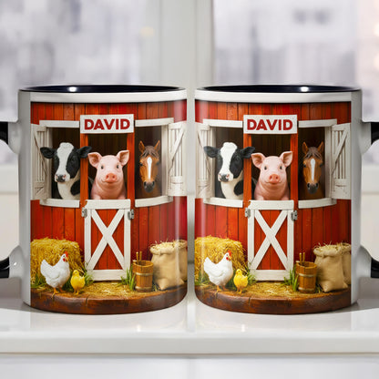 Personalized Barnyard Animal Mug