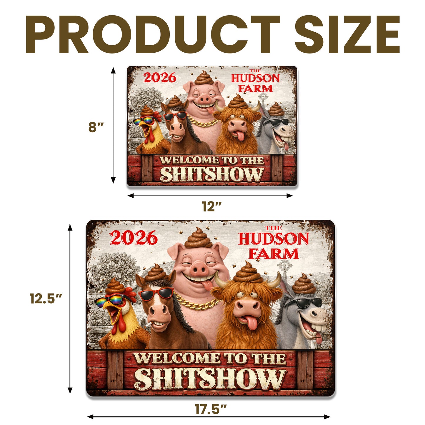 Welcome To The Show Featuring Farm Animals