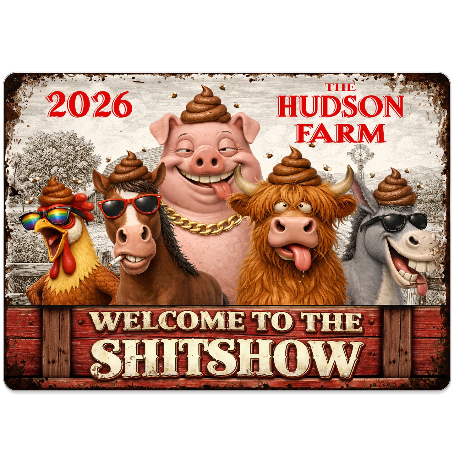 Welcome To The Show Featuring Farm Animals