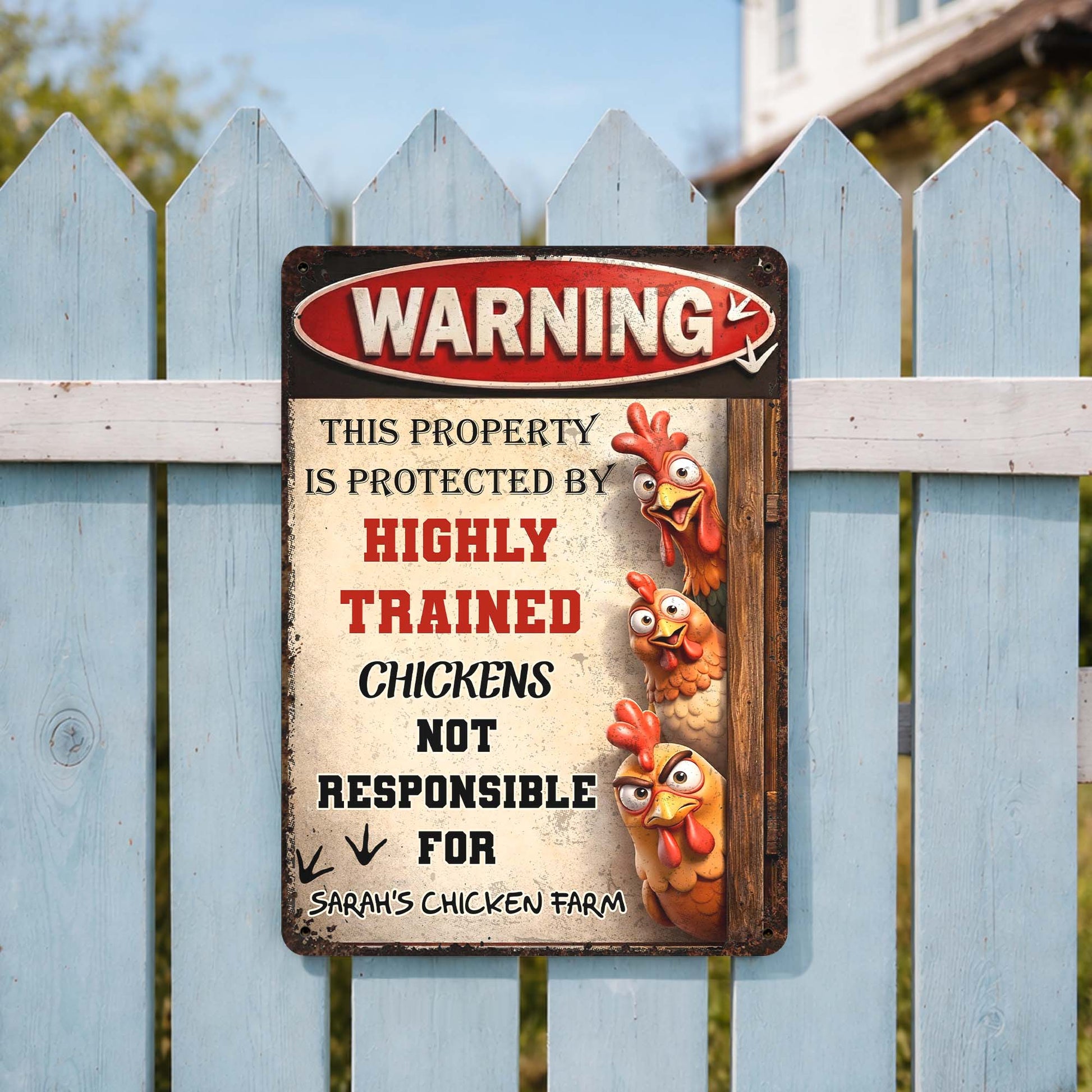 This Property Is Protected By Highly Trained Chickens