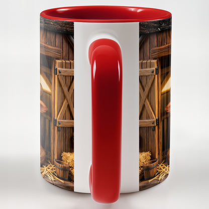 Customized Highland Cow in Barn Design