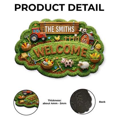 Welcome Farmhouse Charm With Tractor, Sheep and Barn