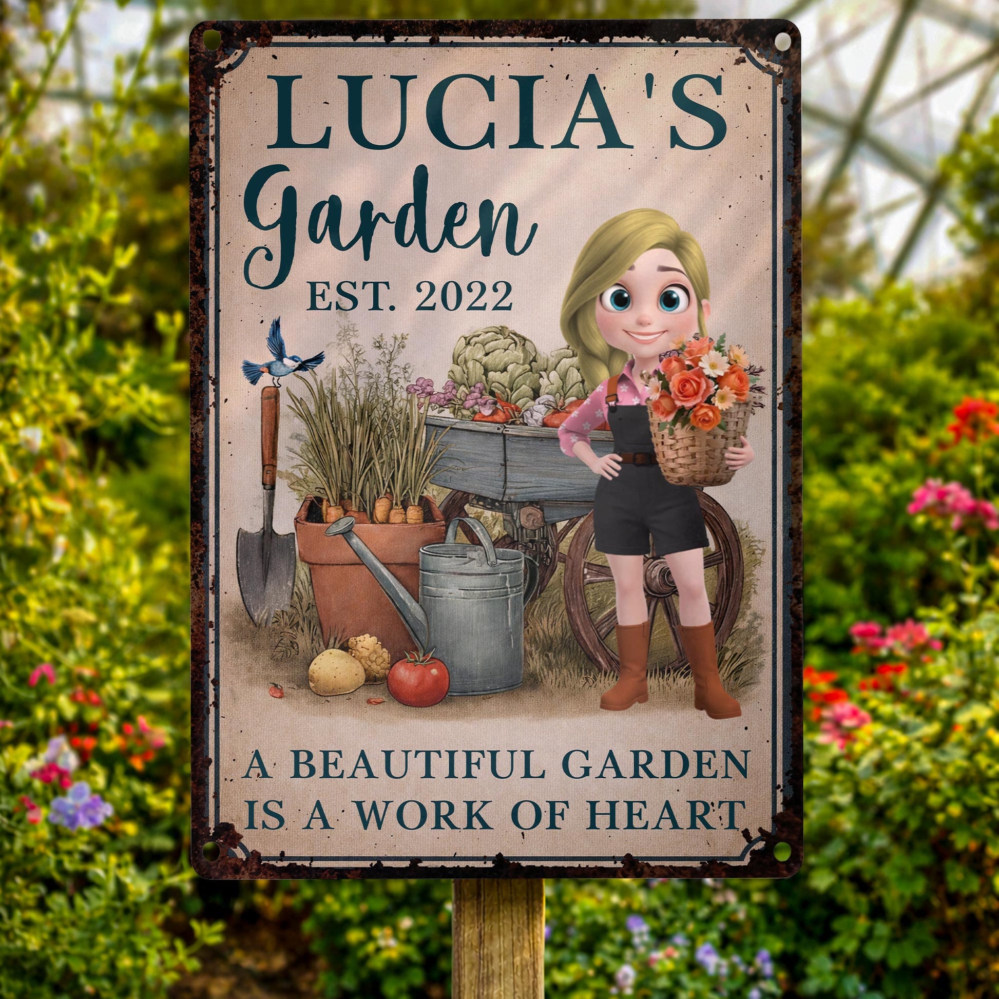 My Garden, A Beautiful Garden Is A Work Of Heart