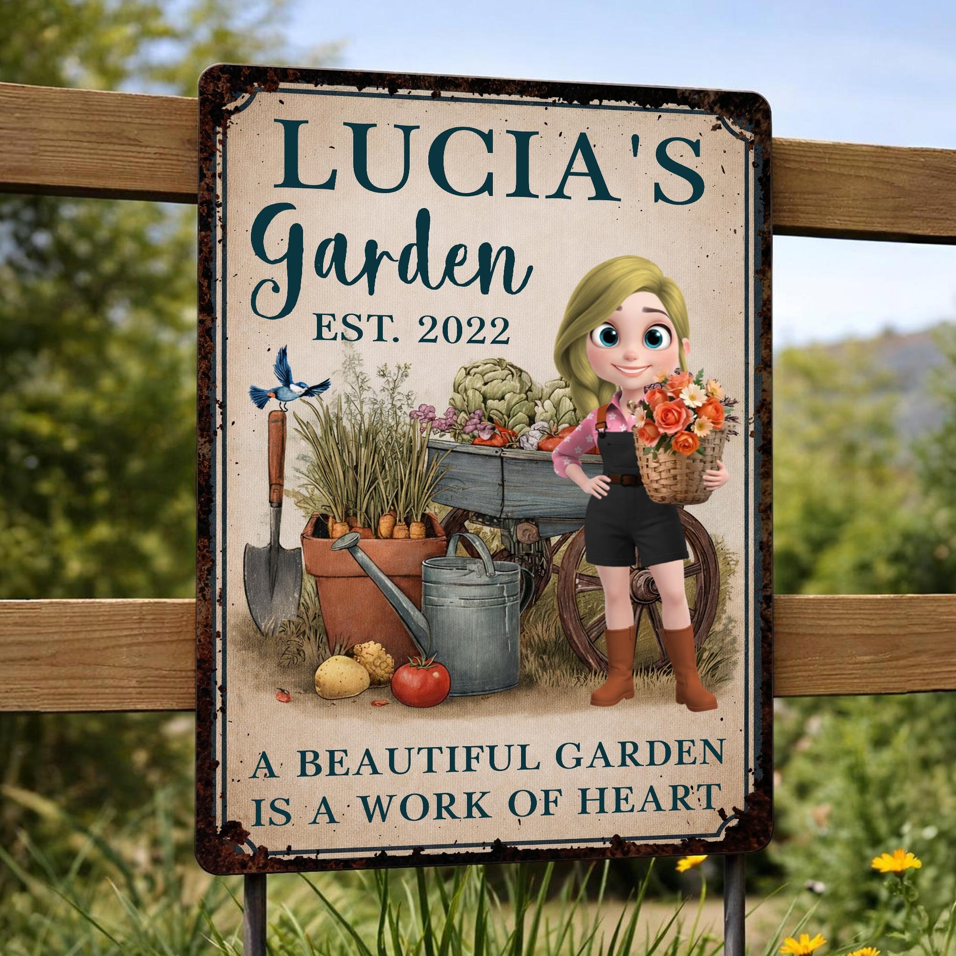 My Garden, A Beautiful Garden Is A Work Of Heart