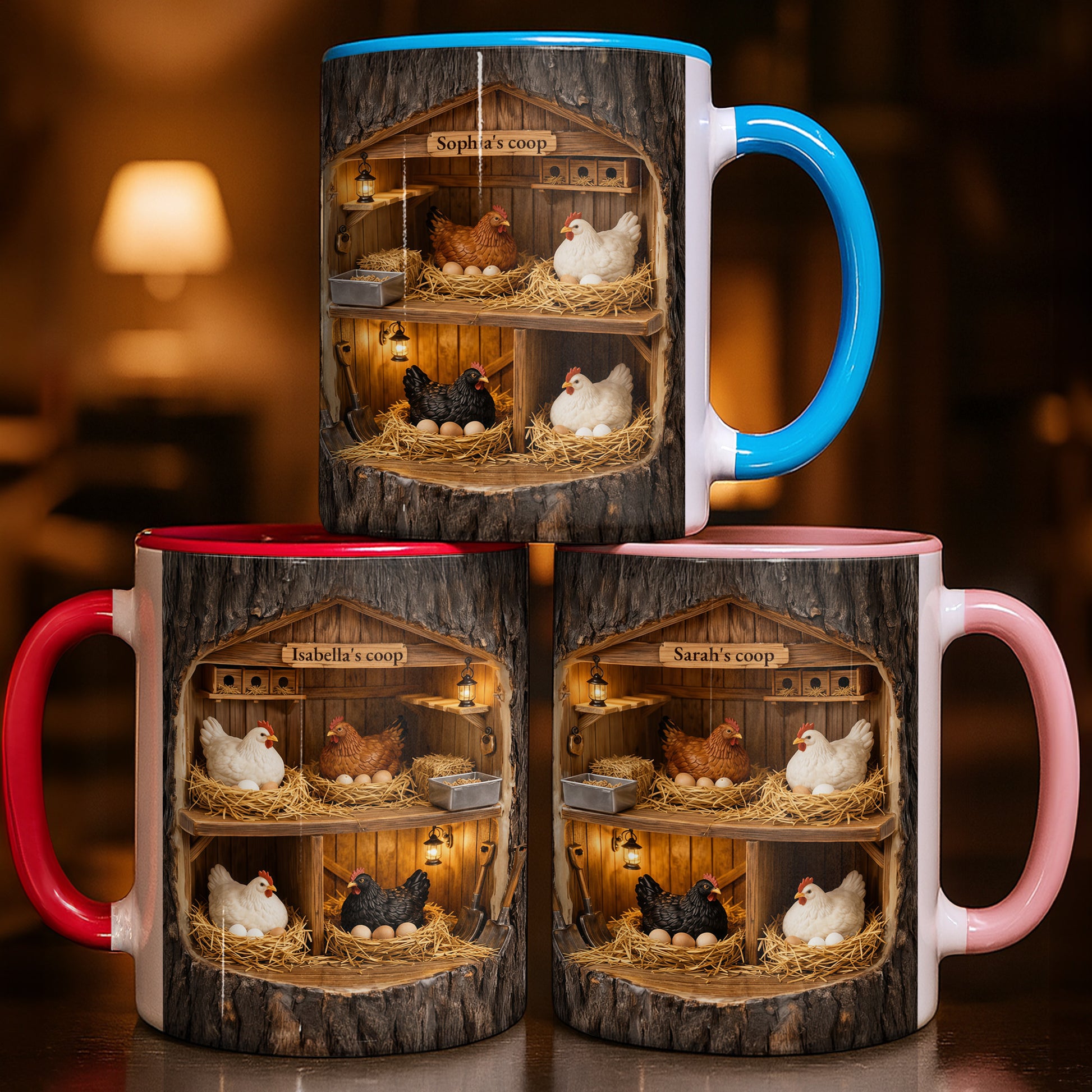 Sophia’s Coop Featuring Chickens And Rustic Wooden Structure