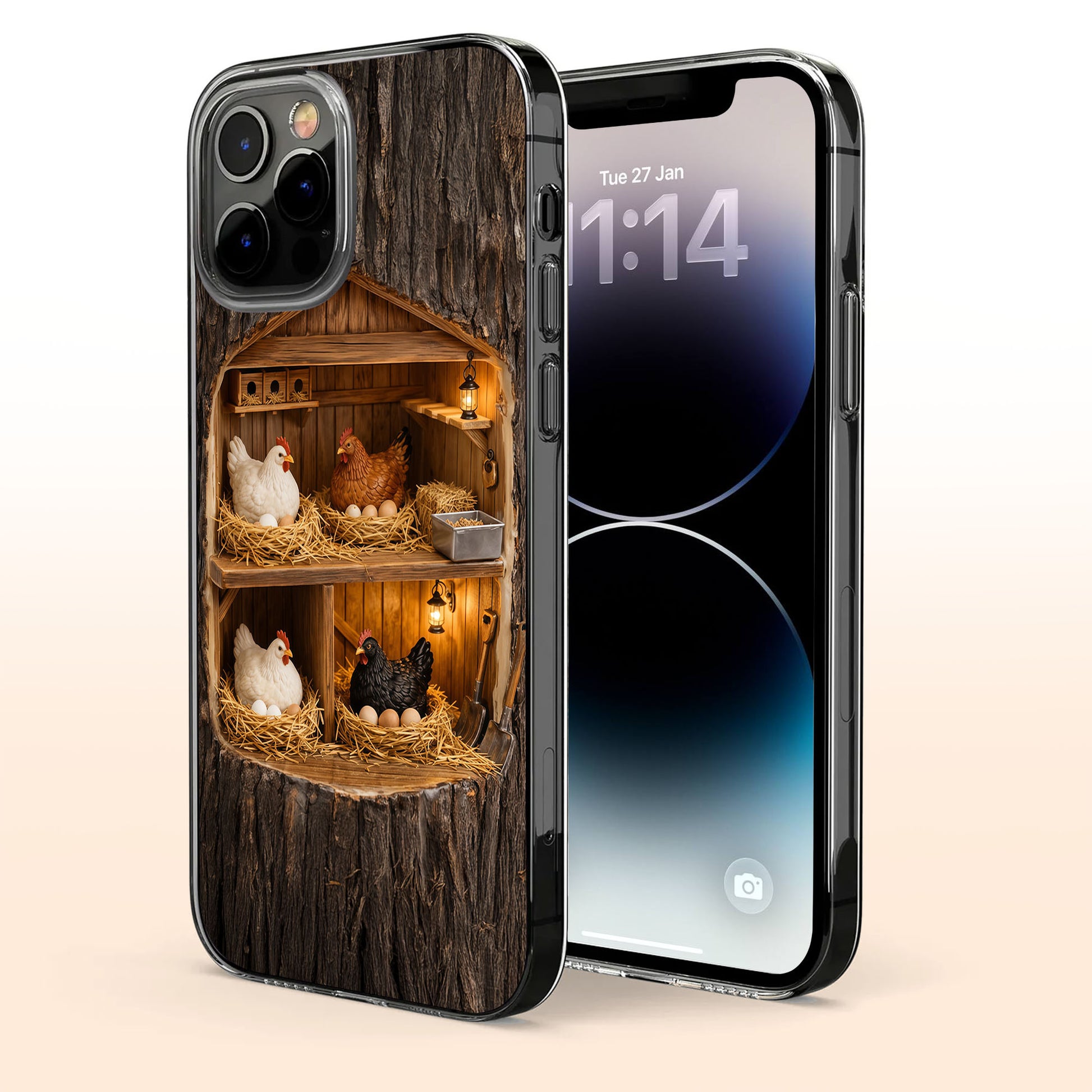 Cozy Hen House Design With Chickens And Eggs