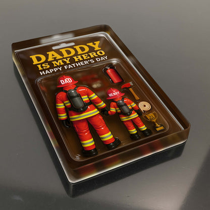 Daddy Is My Hero, Happy Father's Day, Firefighter Figures And Equipment