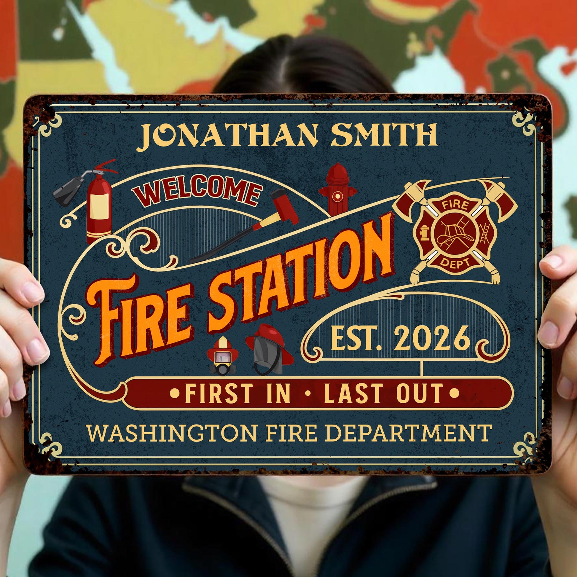 Welcome To Fire Station First In Last Out