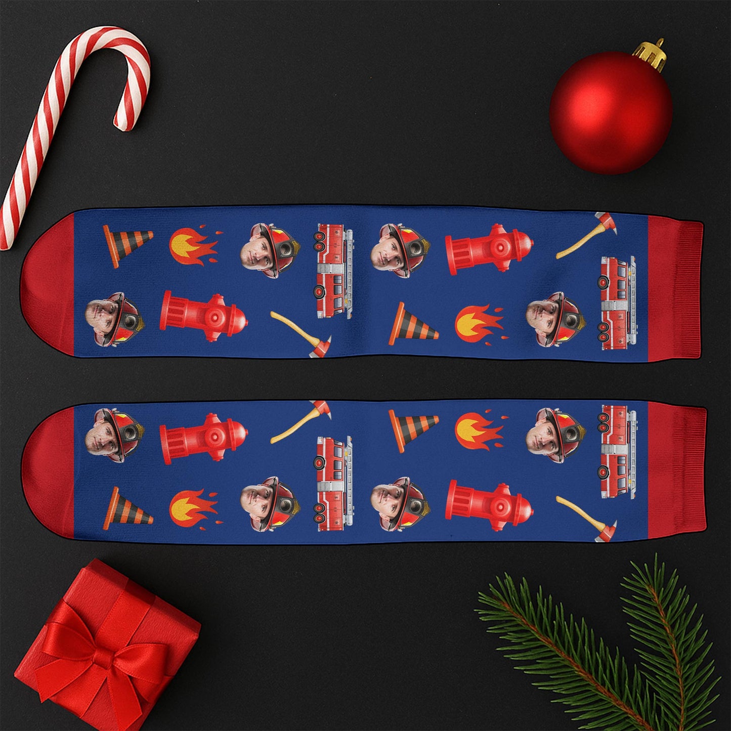 If You Can Read This Fireman Off Duty With Axes And Fire Design