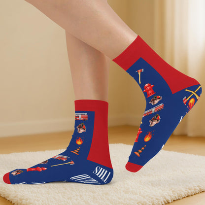 If You Can Read This Fireman Off Duty With Axes And Fire Design