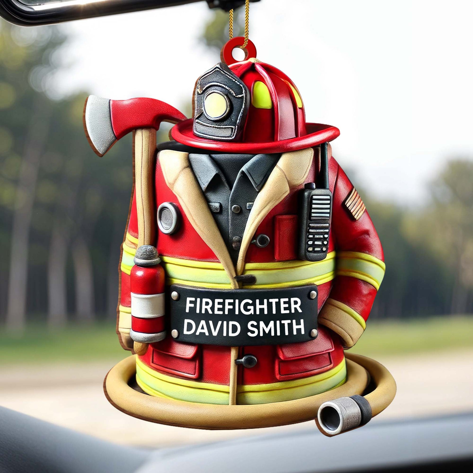Customize This Firefighter Ornament