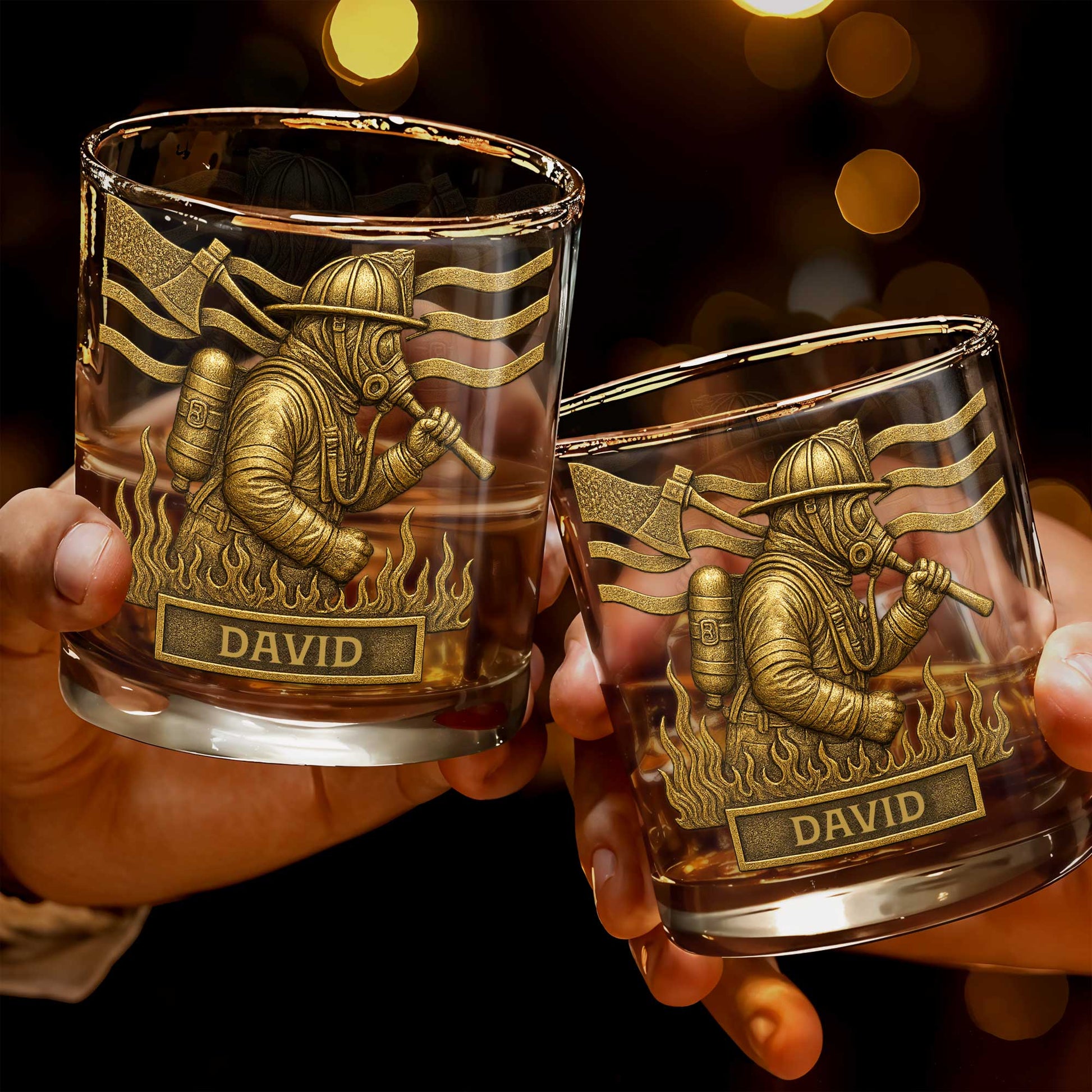 To My Courageous Hero Firefighter