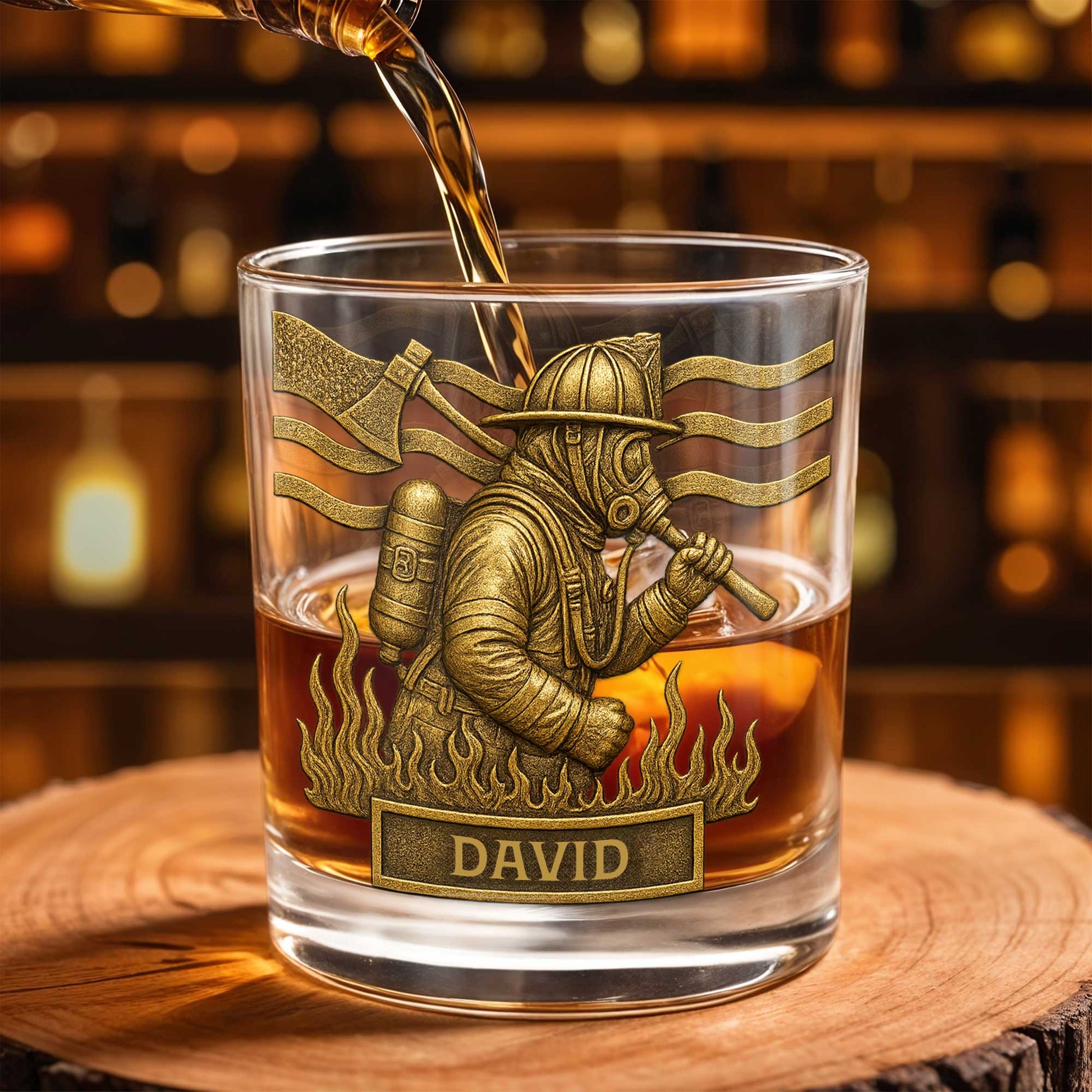 To My Courageous Hero Firefighter