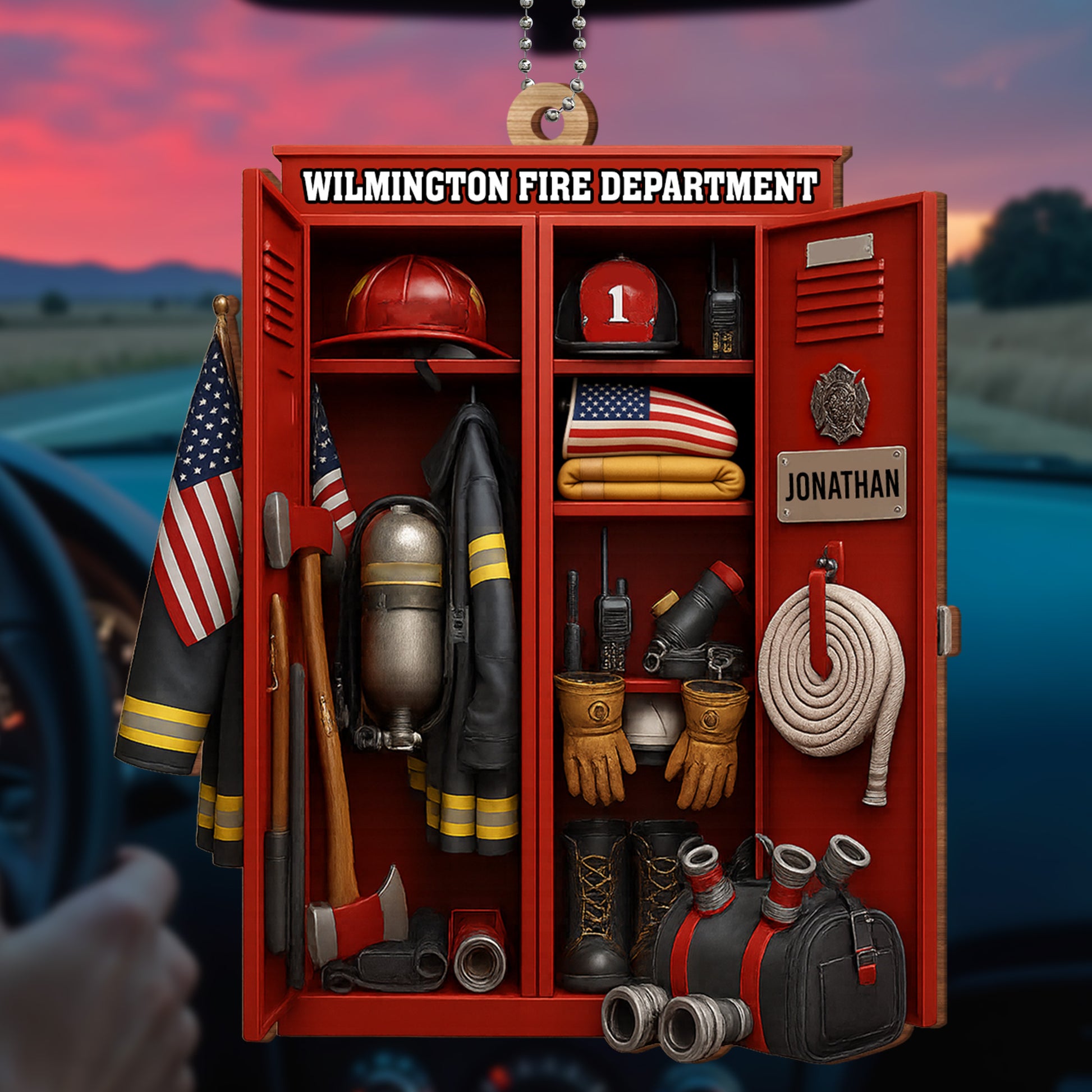 Tribute to Our Brave Firefighters, Personalize With Department Name