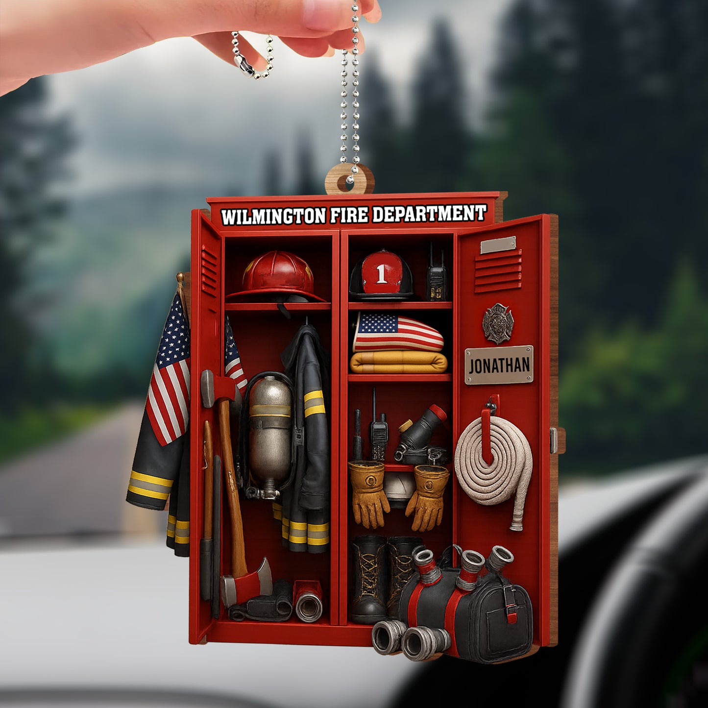Tribute to Our Brave Firefighters, Personalize With Department Name