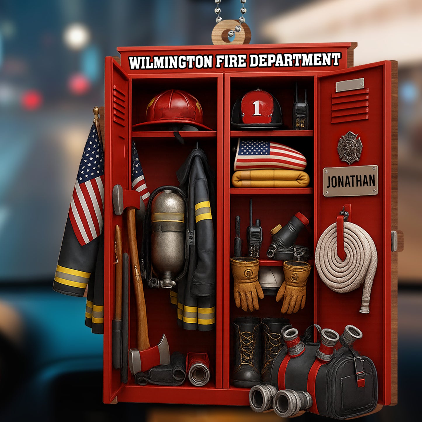 Tribute to Our Brave Firefighters, Personalize With Department Name