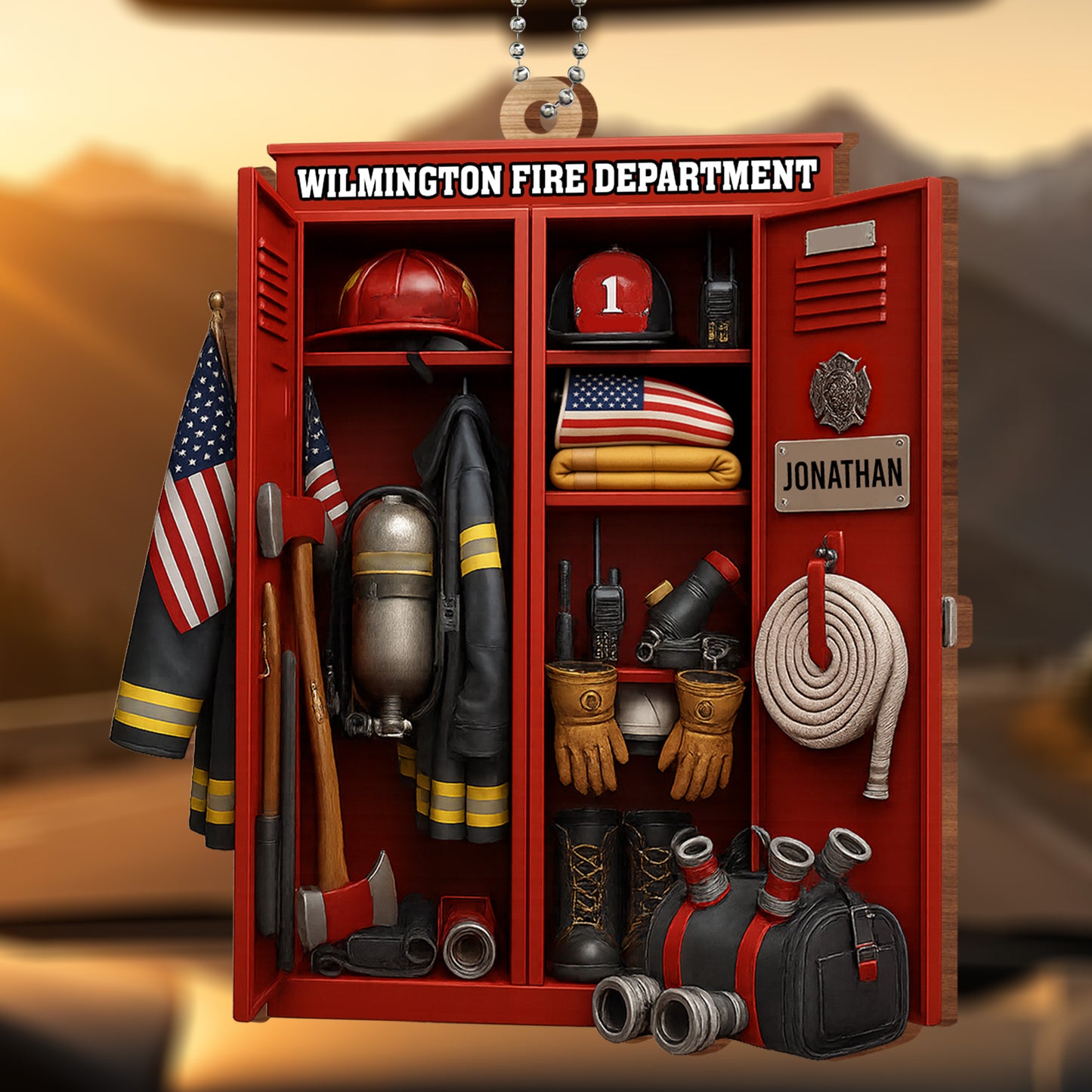 Tribute to Our Brave Firefighters, Personalize With Department Name