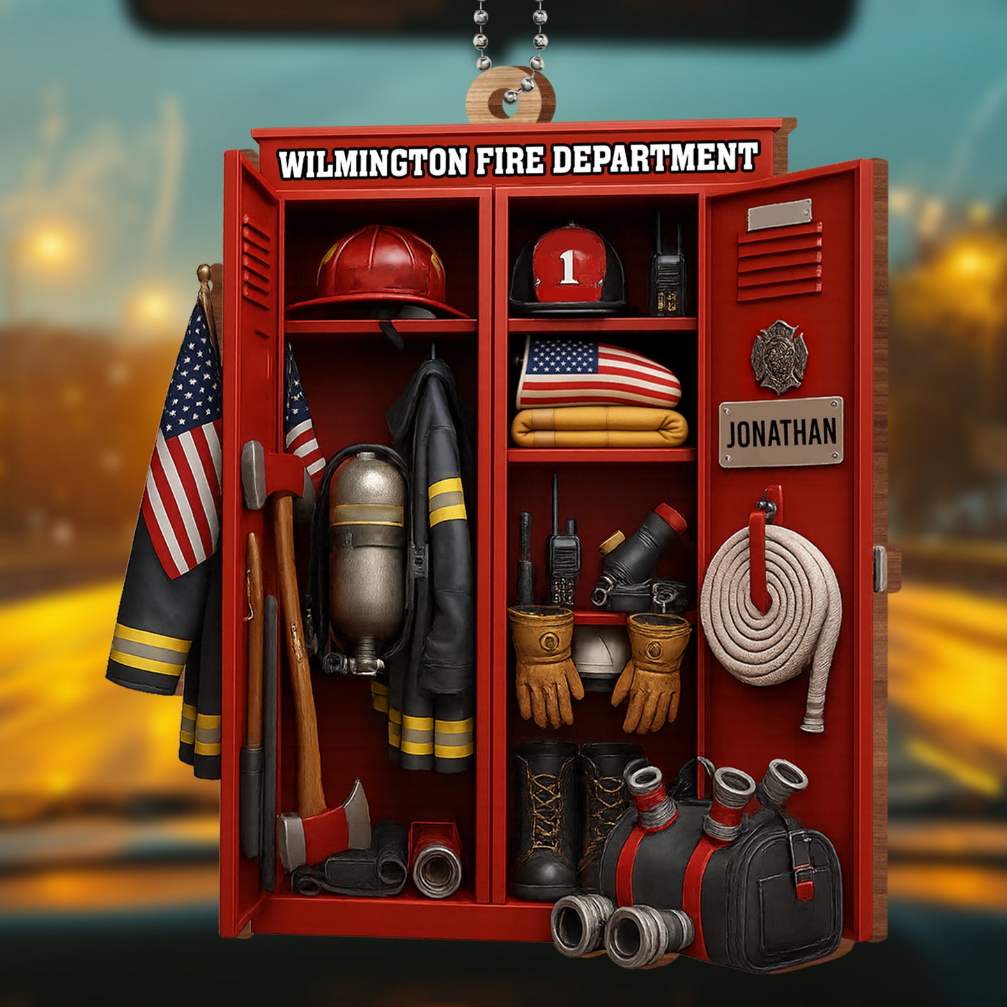Tribute to Our Brave Firefighters, Personalize With Department Name