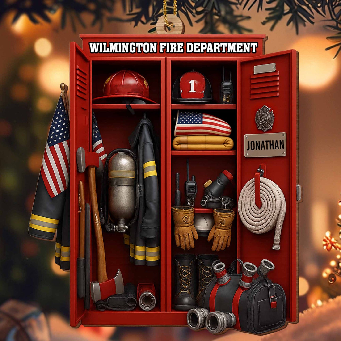 Custom Dedication For Dedicated Firefighter