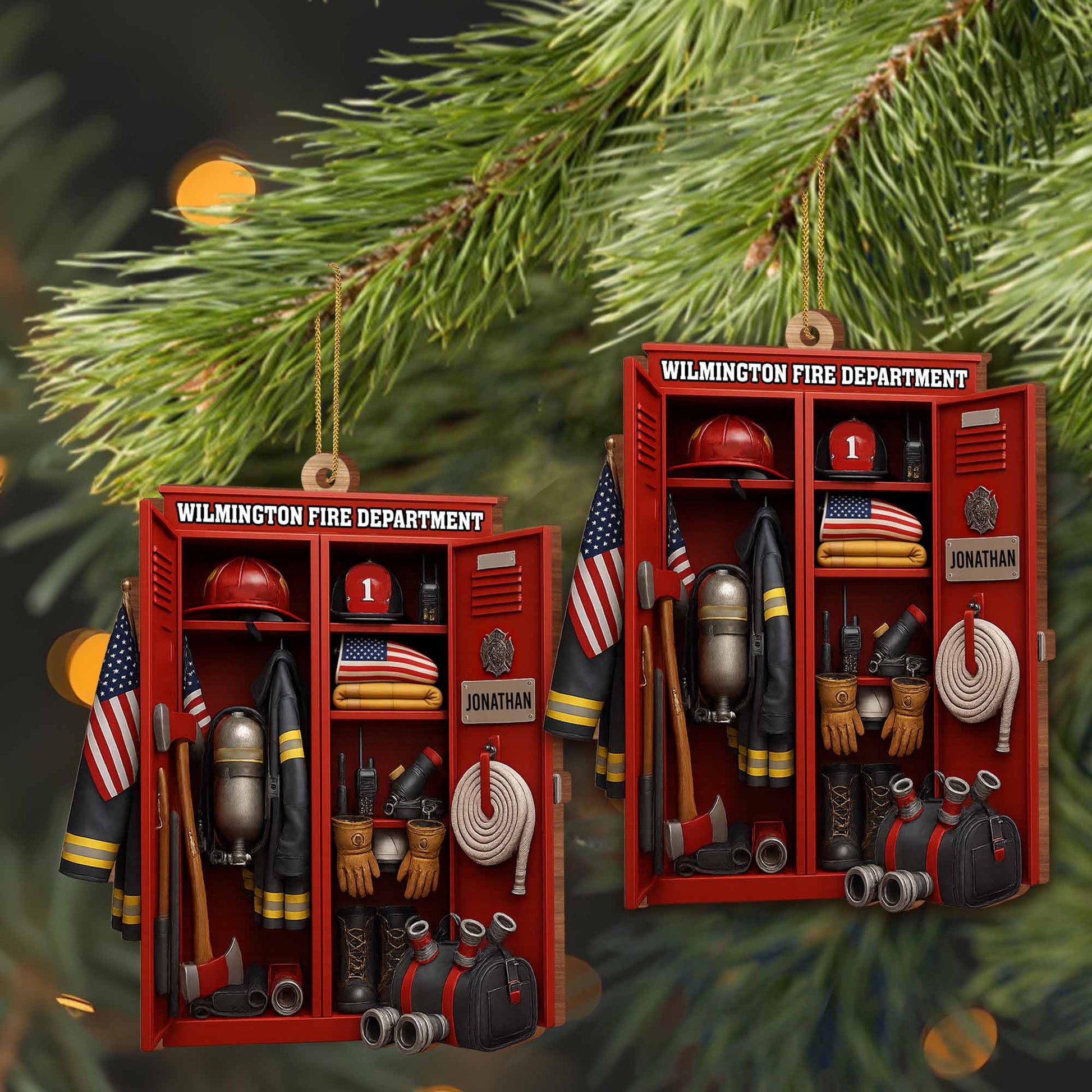 Custom Dedication For Dedicated Firefighter