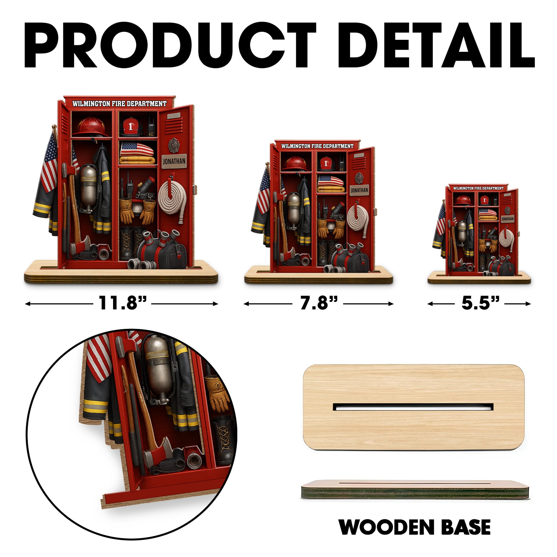 Wilmington Fire Department Tribute With Firefighter Gear