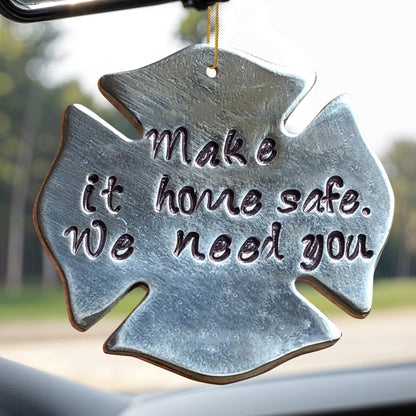 Make It Home Safe We Need You Maple Leaf Ornament