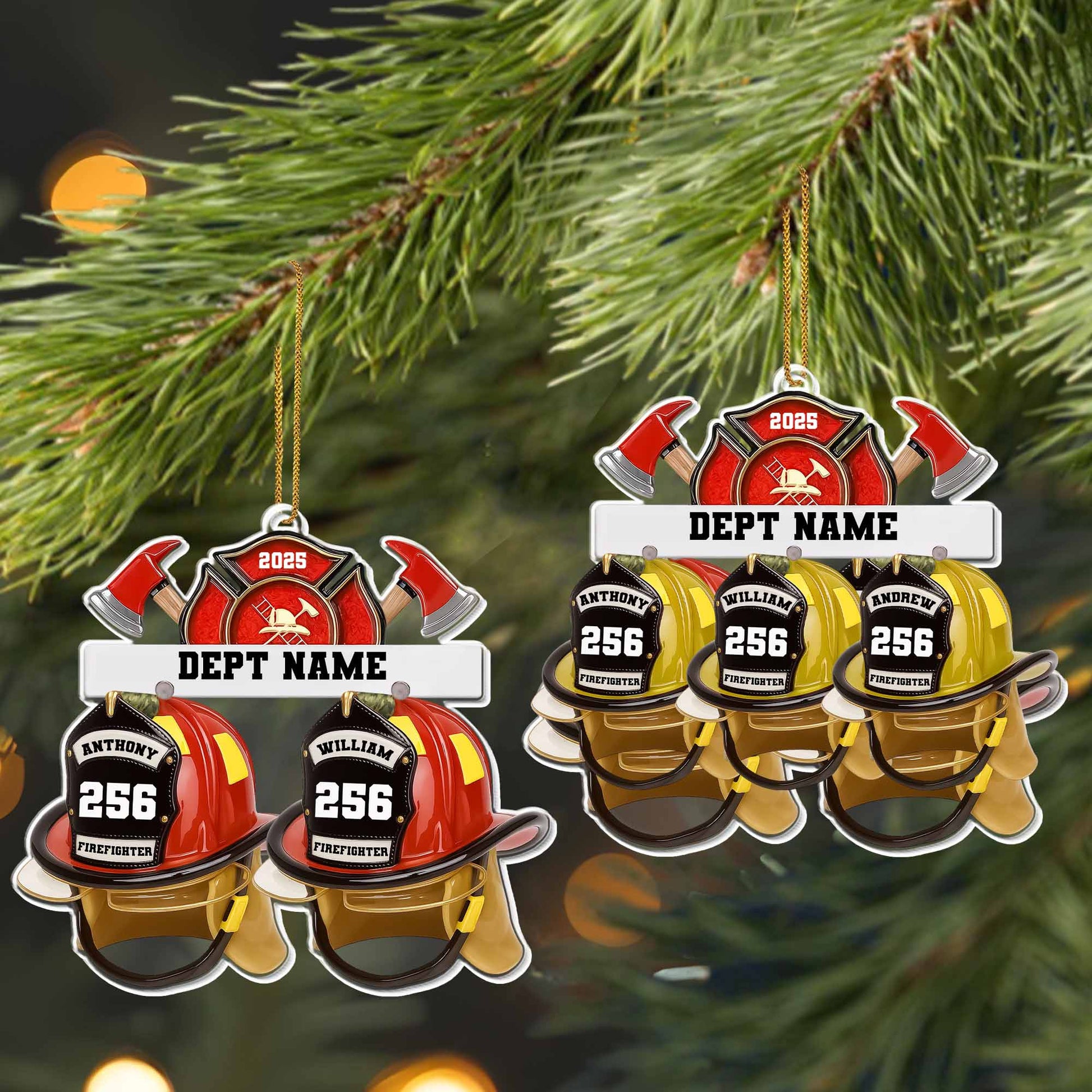 Celebrate Courage Commitment Custom Firefighter Helmet