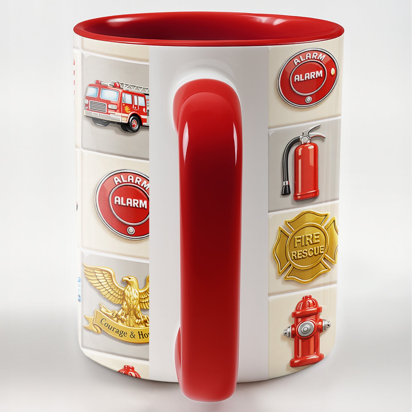 Celebrate Bravery With Firefighter Themed Mug