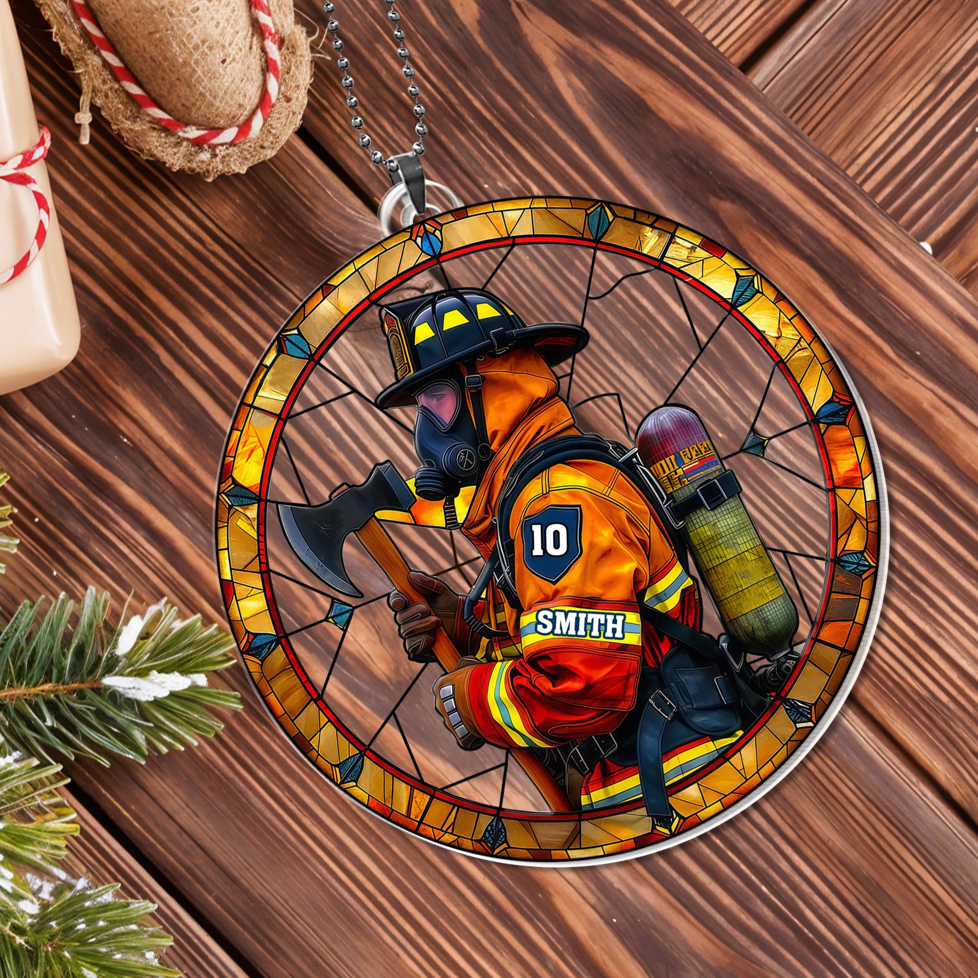 Honor Our Brave Firefighters Ornament