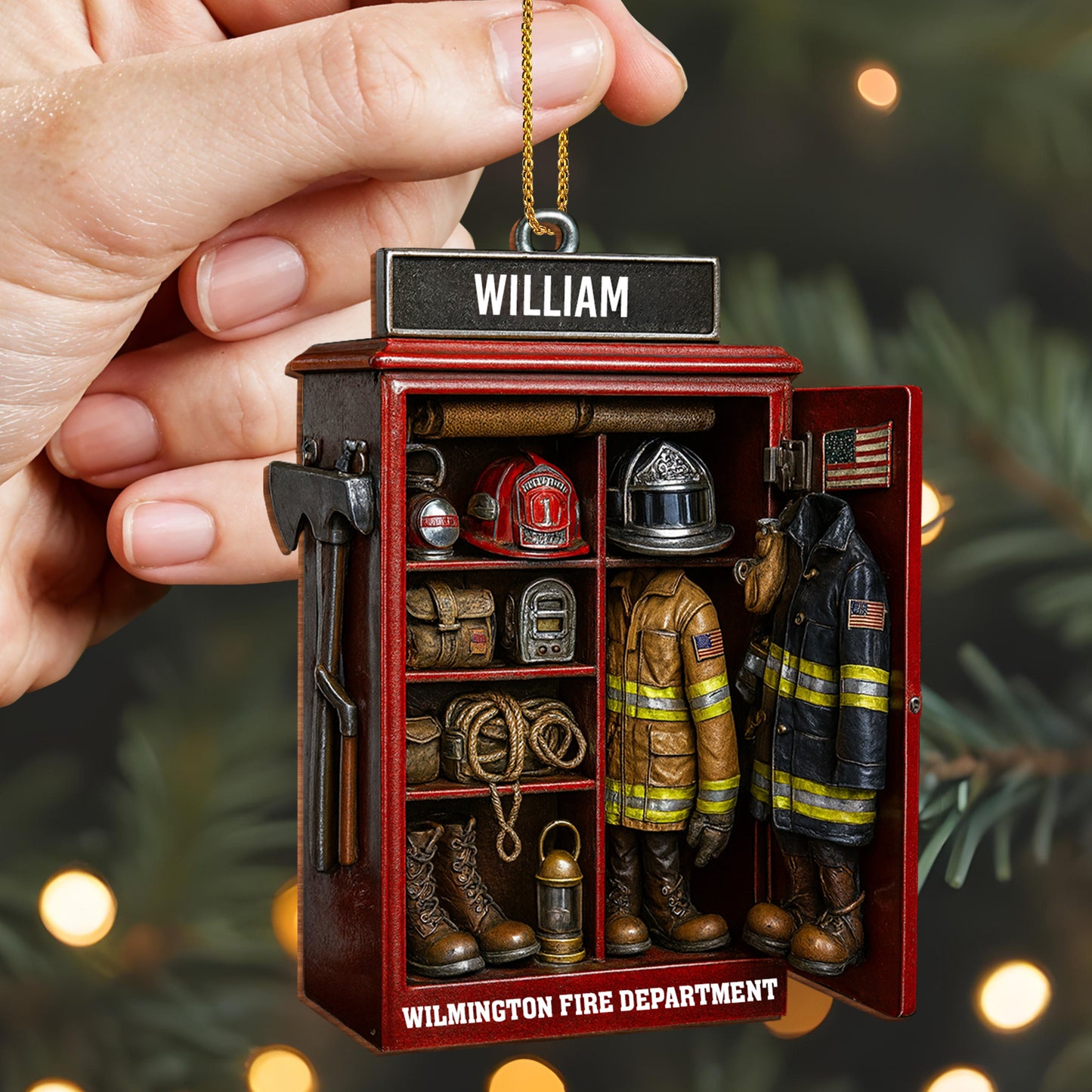 Honor Our Firefighters With Firefighter Gear Ornament