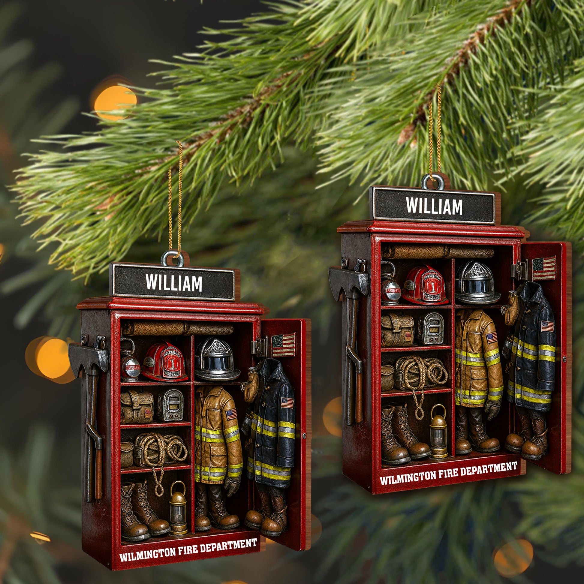 Honor Our Firefighters With Firefighter Gear Ornament