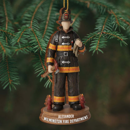 Celebrate Your Hero Firefighter Ornament