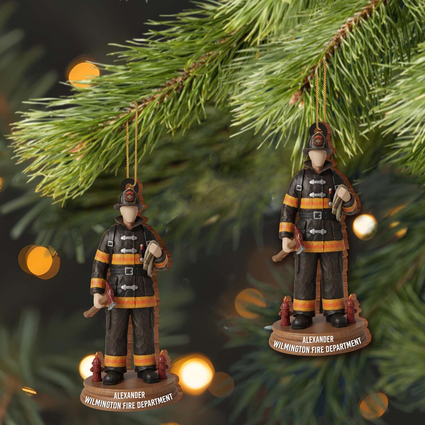 Celebrate Your Hero Firefighter Ornament