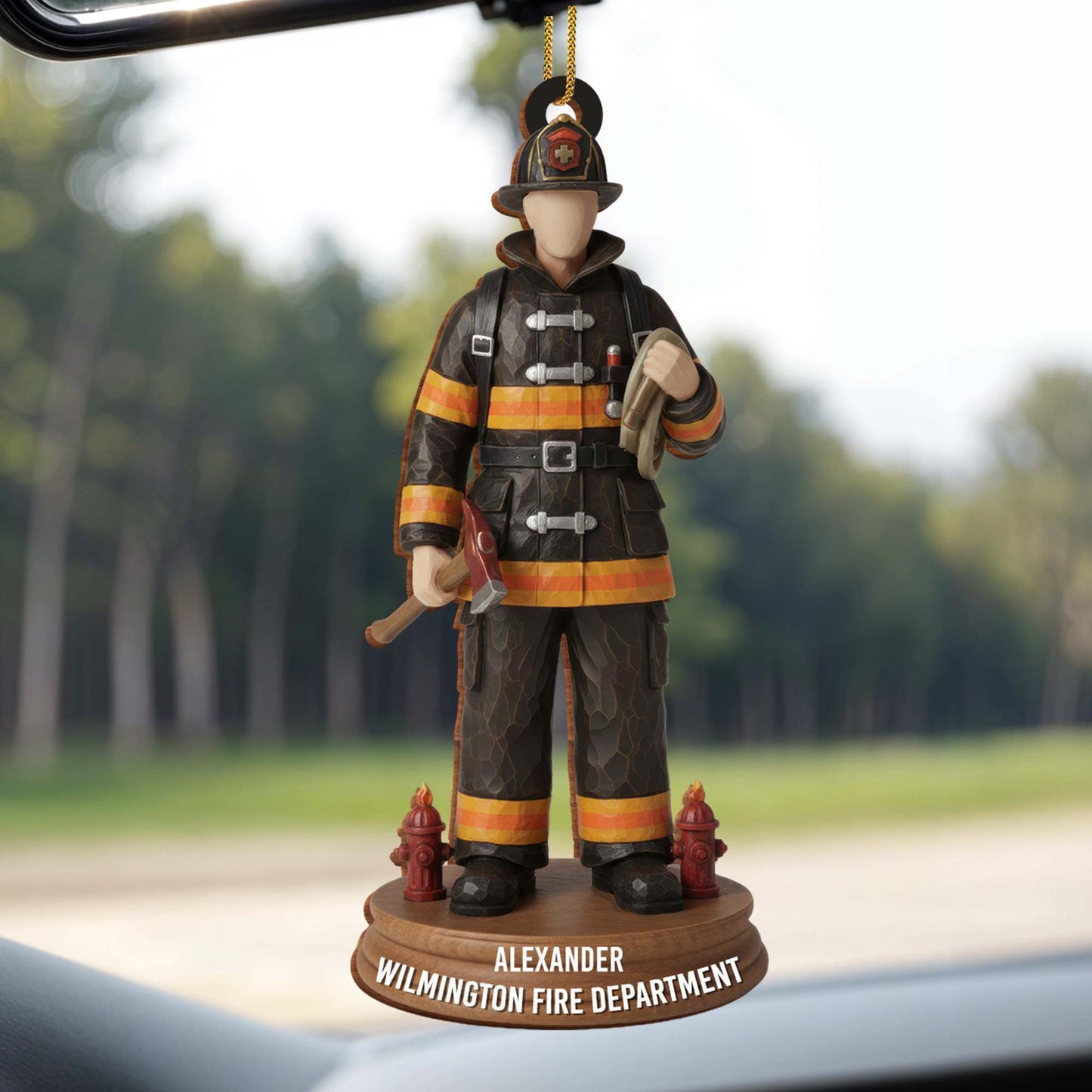 Celebrate Your Hero Firefighter Ornament