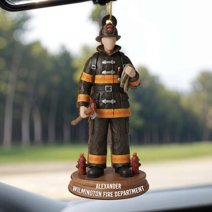Celebrate Your Hero Firefighter Ornament